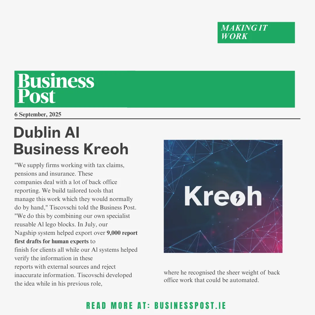 An Interview with Kreoh CEO Garry Tiscovschi Featured in the Press