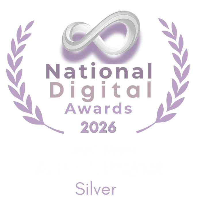 Irish National Digital Awards 2026 Silver, Best New AI and ML Project