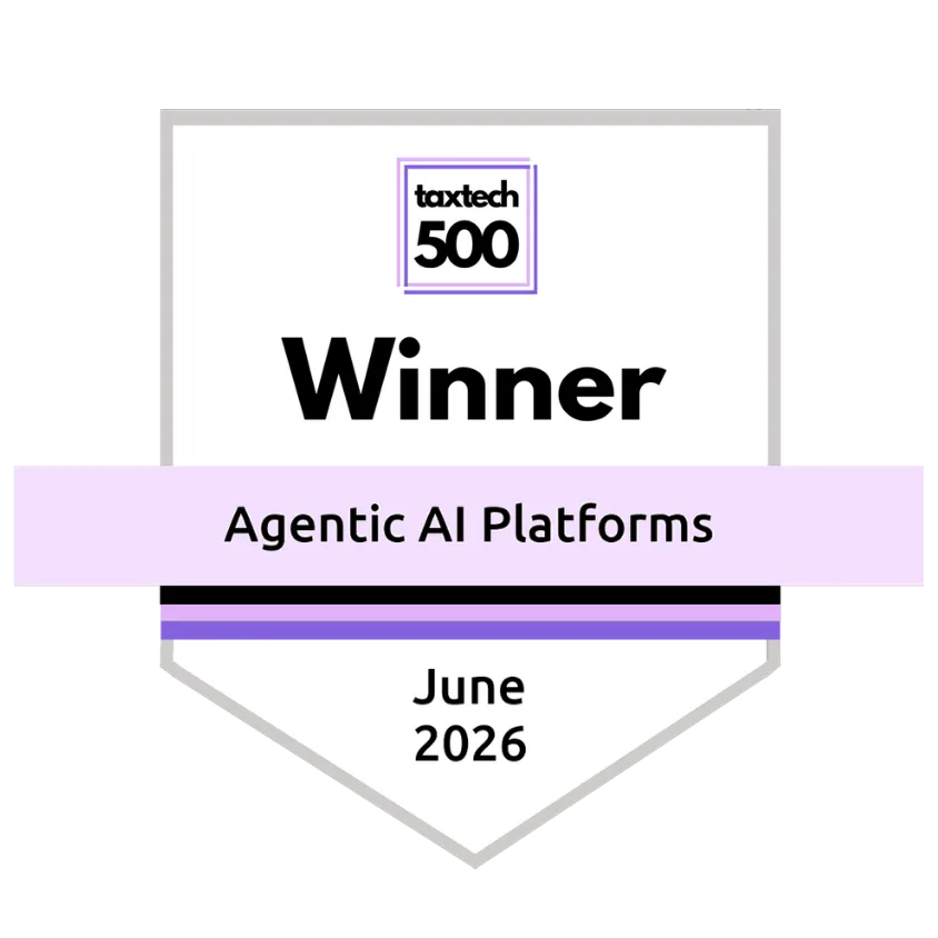 TaxTech500 Winner, Agentic AI Platforms, June 2026