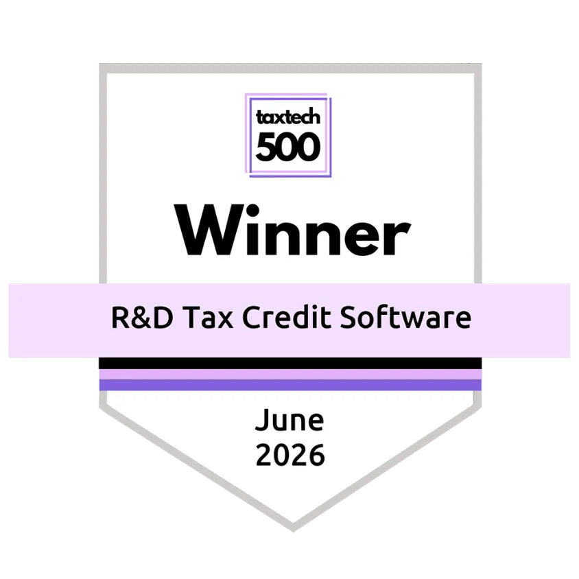 TaxTech500 Winner, #1 R&D Tax Credit Software, June 2026