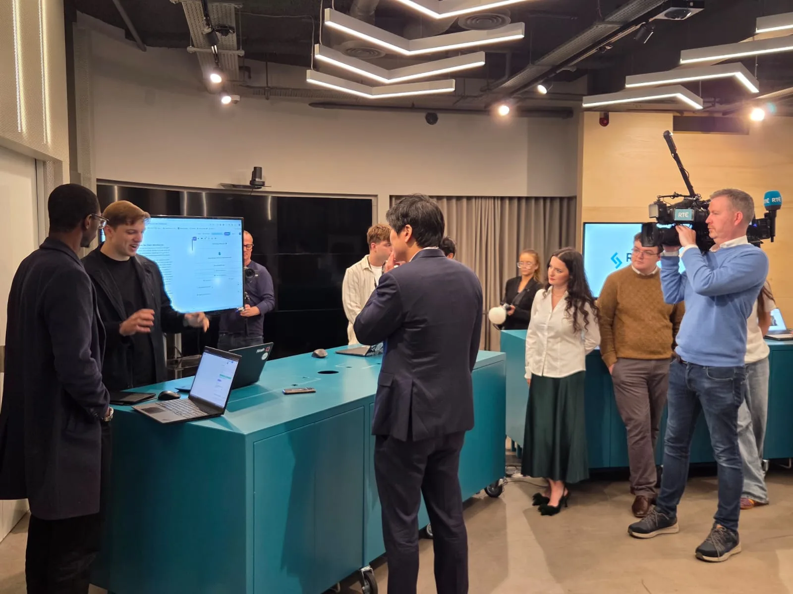 Kreoh showcases engine to OpenAI Chief Strategy Officer Jason Kwon